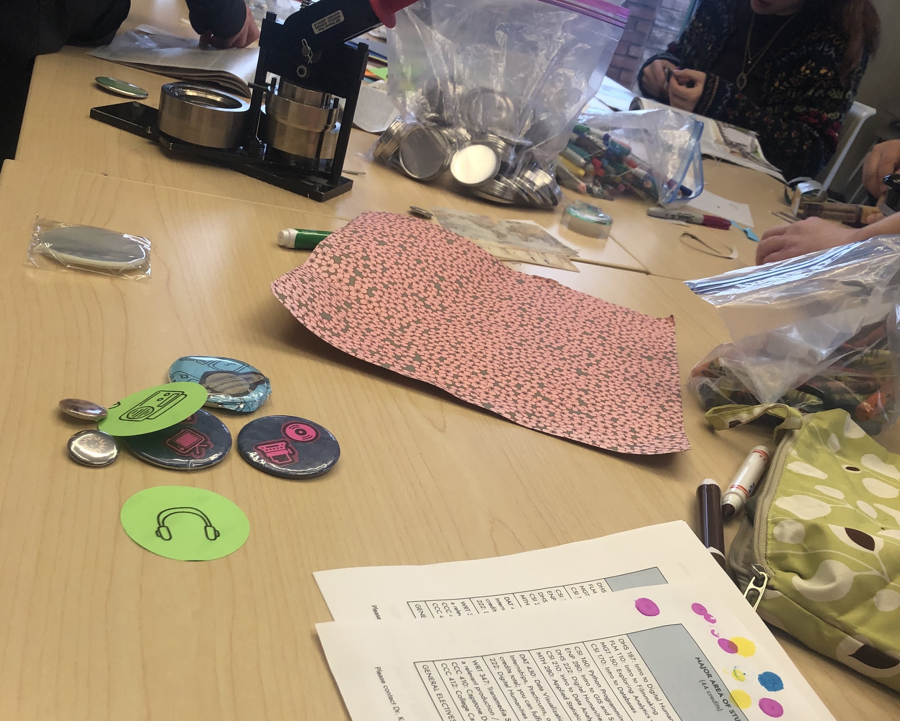 Button making