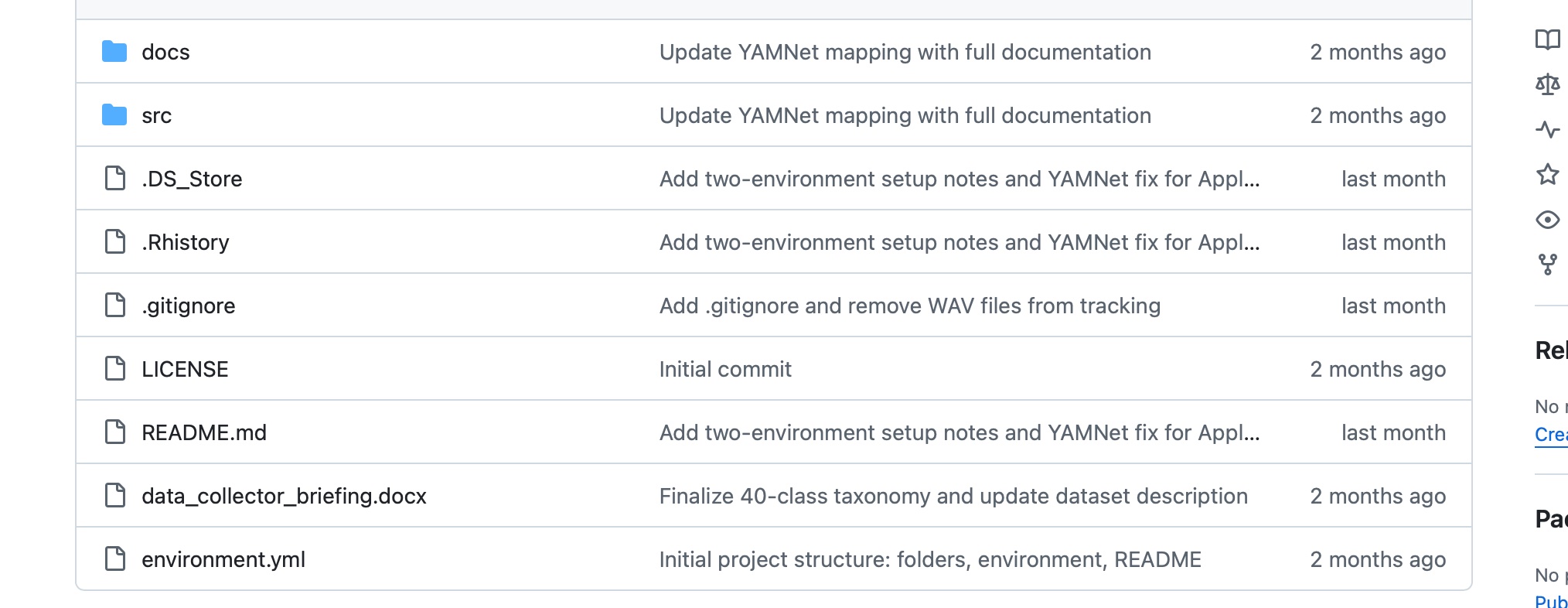 GitHub classifier