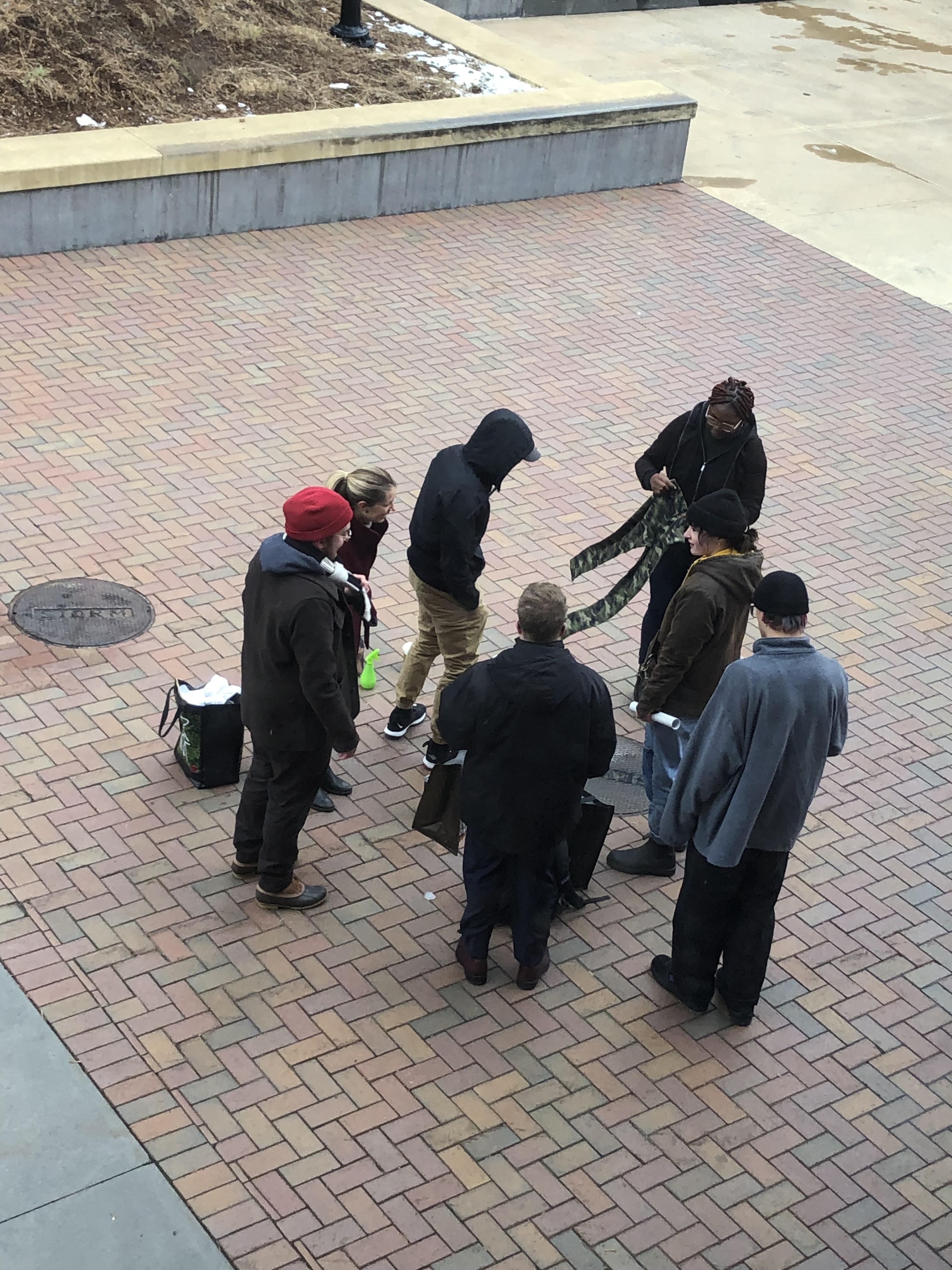 On campus
